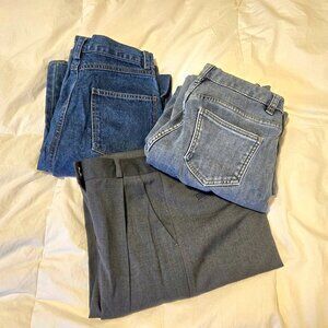 3 Korean Women’s Pants – Like New! (Bundle Deal, Size S)